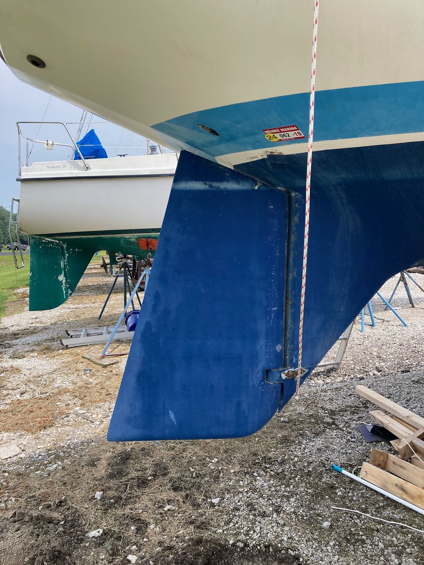 Rudder Rebuild